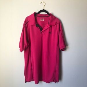 Pink Under Armour Polo